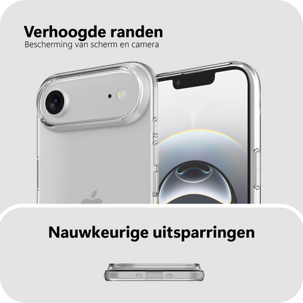 Zero% Case - iPhone Air - Soft TPU Back Cover (GRS Recycled) - Clear