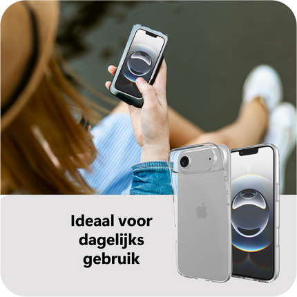 Zero% Case - iPhone Air - Soft TPU Back Cover (GRS Recycled) - Clear