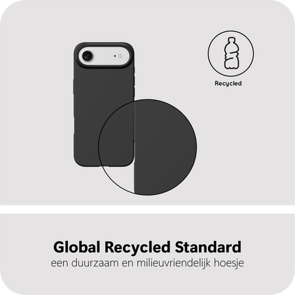 Zero% Case - iPhone Air - Soft TPU Back Cover (GRS Recycled) - Black