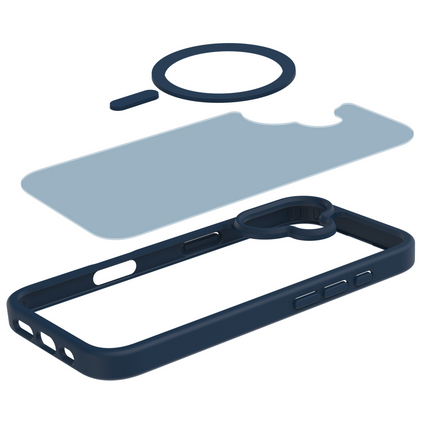 ArmorElite Case - iPhone 17 - Military Grade Back Cover - (compatible with MagSafe) - Blue