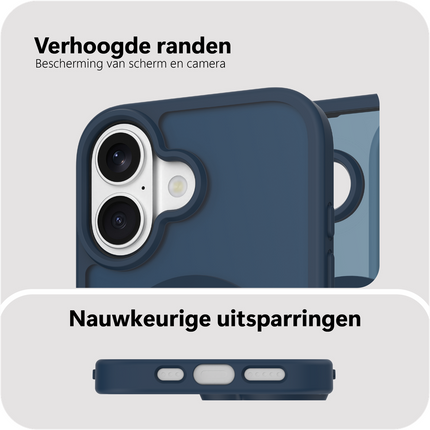 ArmorElite Case - iPhone 17 - Military Grade Back Cover - (compatible with MagSafe) - Blue