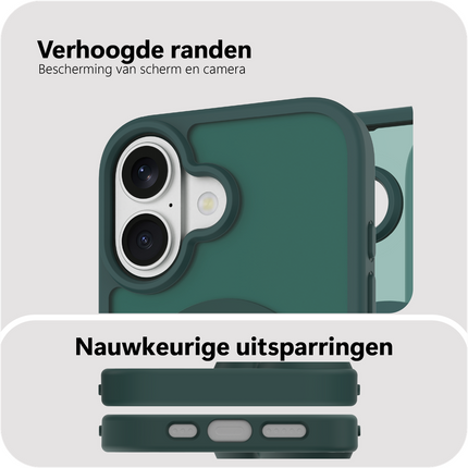 ArmorElite Case - iPhone 17 - Military Grade Back Cover - (compatible with MagSafe) - Green