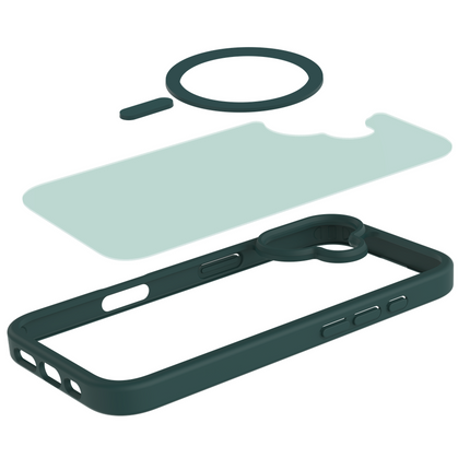ArmorElite Case - iPhone 17 - Military Grade Back Cover - (compatible with MagSafe) - Green