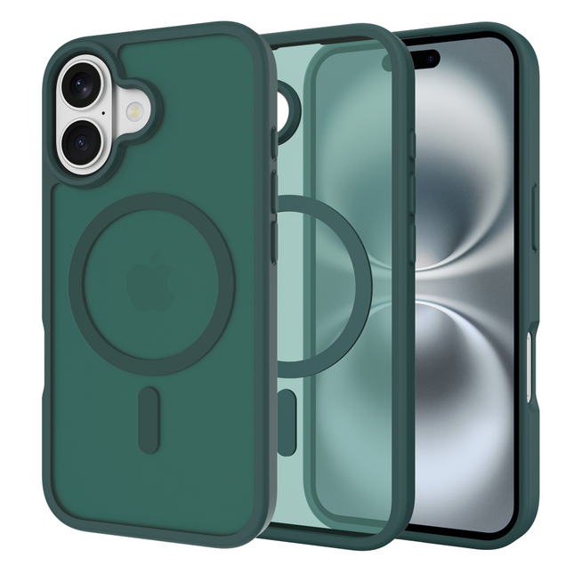 Casebump ArmorElite hoesje iPhone 17 groen vooraanzicht