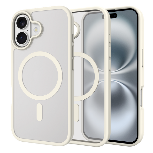 ArmorElite hoesje iPhone 17 ivory voorkant