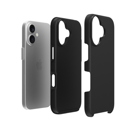 ArmorGrip Case - iPhone 17 - Rugged Back Cover - Drop Protection - Black