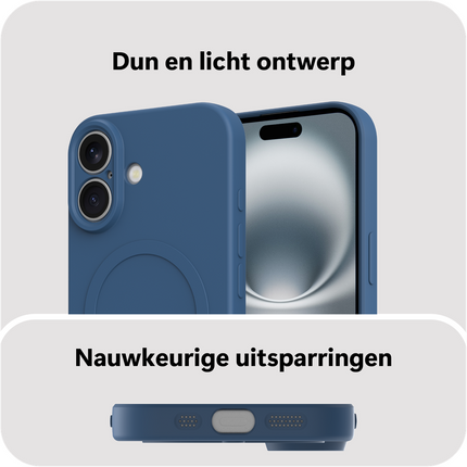 Flex Case - iPhone 17 - TPU Back Cover - (compatible with MagSafe) -  Blue