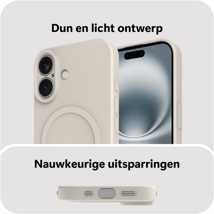 Flex Case - iPhone 17 - TPU Back Cover - (compatible with MagSafe) -  Ivory