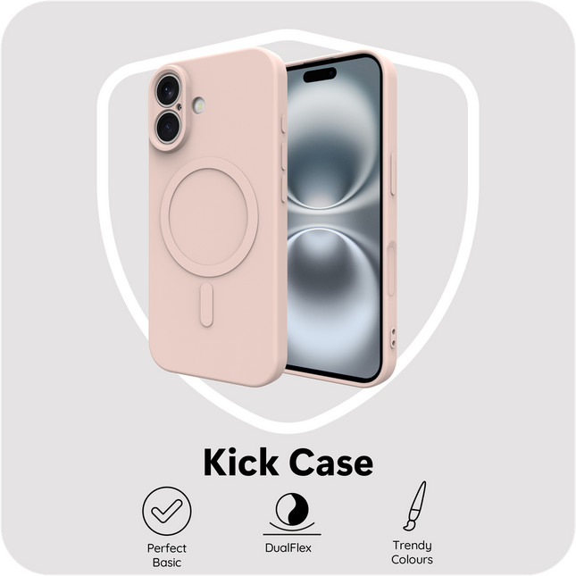Flex Case iPhone 17 pink achterkant