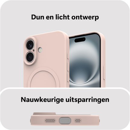 Flex Case - iPhone 17 - TPU Back Cover - (compatible with MagSafe) - Pink