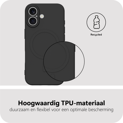 Flex Case - iPhone 17 - TPU Back Cover - (compatible with MagSafe) - Black