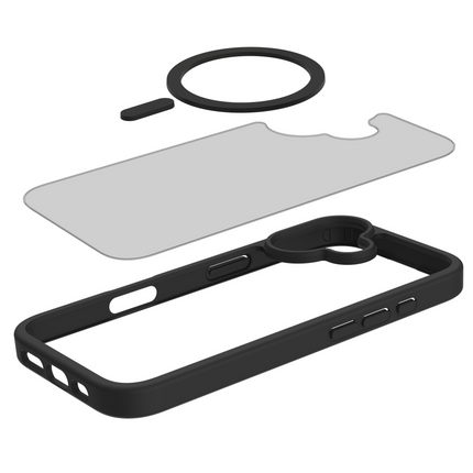 ArmorElite Case - iPhone 17 - Military Grade Back Cover - (compatible with MagSafe) - Black