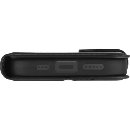 PrimeWallet Case - iPhone 17 - PU leather Wallet Case - Black