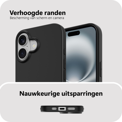 Zero% Case - iPhone 17 - Soft TPU Back Cover (GRS Recycled) - Black