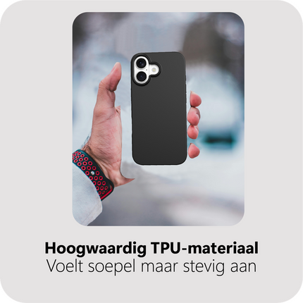 Zero% Case - iPhone 17 - Soft TPU Back Cover (GRS Recycled) - Black