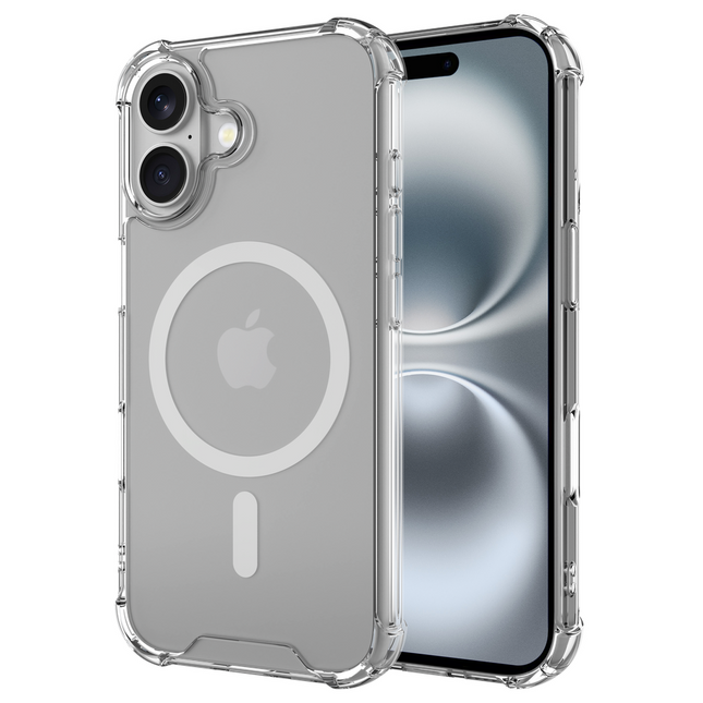 Casebump FlexImpact Case iPhone 17 transparant vooraanzicht