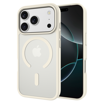 ArmorElite Case - iPhone 17 Pro - Military Grade Back Cover - (compatible with MagSafe) - Ivory
