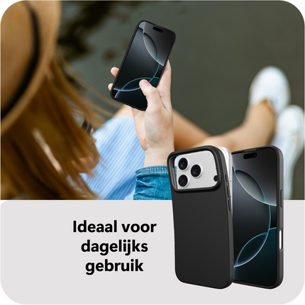 Zero% Case - iPhone 17 Pro - Soft TPU Back Cover (GRS Recycled) - Black