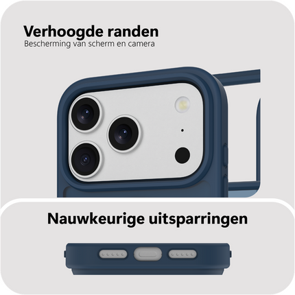 ArmorElite Case - iPhone 17 Pro Max - Military Grade Back Cover - (compatible with MagSafe) - Blue