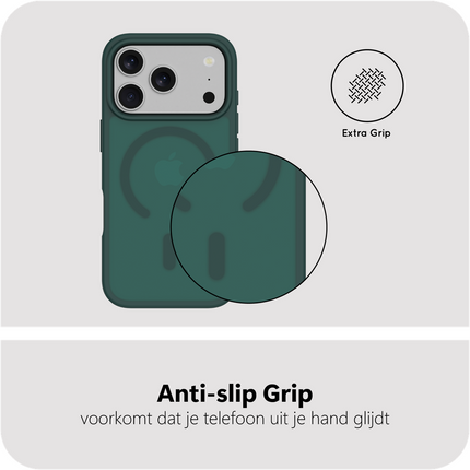 ArmorElite Case - iPhone 17 Pro Max - Military Grade Back Cover - (compatible with MagSafe) - Green