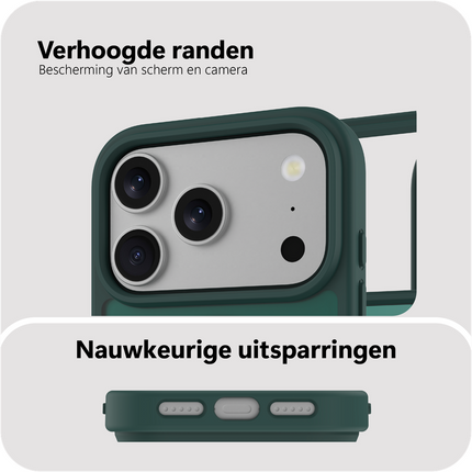 ArmorElite Case - iPhone 17 Pro Max - Military Grade Back Cover - (compatible with MagSafe) - Green