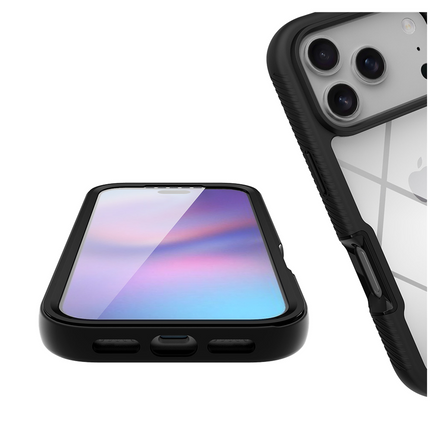 iPhone 17 Pro Max - 360 Full Cover Defense Case - Black