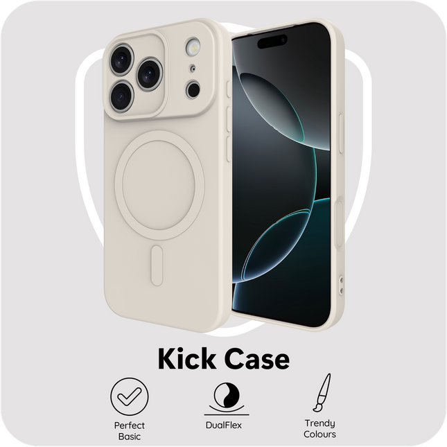 Flex Case iPhone 17 Pro Max Ivory - achterkant