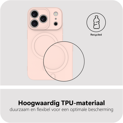 Flex Case - iPhone 17 Pro Max - TPU Back Cover - (compatible with MagSafe) - Pink