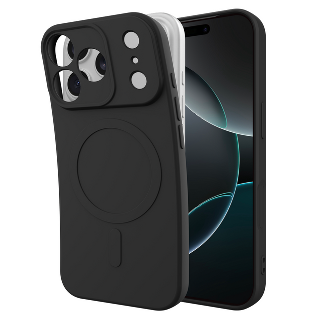 Voorkant Flex Case iPhone 17 Pro Max zwart