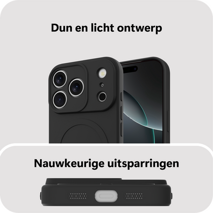 Flex Case - iPhone 17 Pro Max - TPU Back Cover - (compatible with MagSafe) - Black