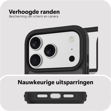 ArmorElite Case - iPhone 17 Pro Max - Military Grade Back Cover - (compatible with MagSafe) - Black