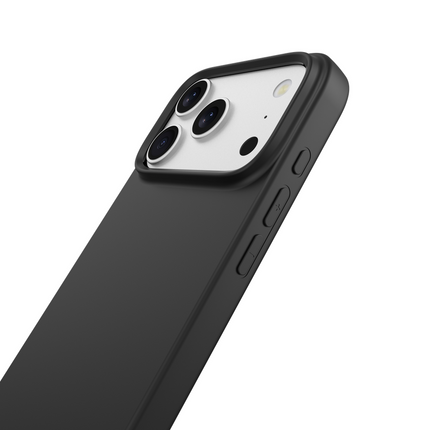 Zero% Case - iPhone 17 Pro Max - Soft TPU Back Cover (GRS Recycled) - Black