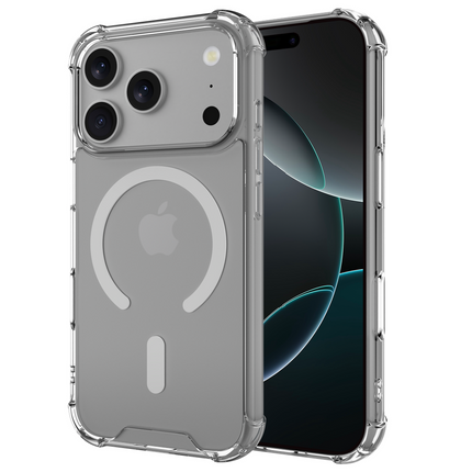 FlexImpact Case - iPhone 17 Pro Max - Reinforced TPU Back Cover - (compatible with MagSafe) - Clear