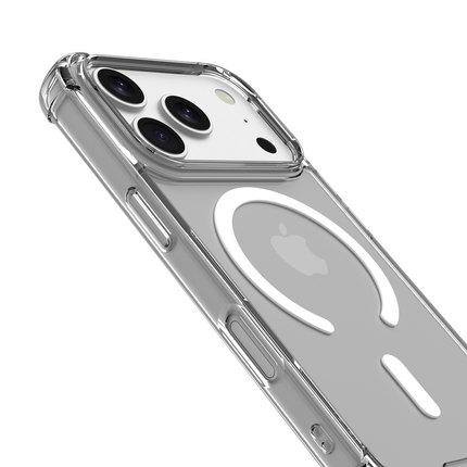 FlexImpact Case - iPhone 17 Pro Max - Reinforced TPU Back Cover - (compatible with MagSafe) - Clear