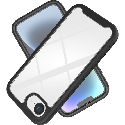 360 Defense Case - iPhone 17e / 16e Hoesje - Full Body Protection with Built-in Screenprotector - Black