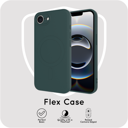Flex Case - iPhone 17e / 16e - TPU Back Cover - (compatible with MagSafe) - Green