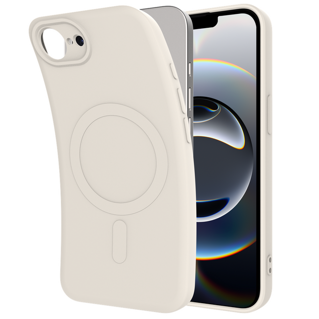 Flex Case iPhone 17e/16e ivoor MagSafe - voorkant