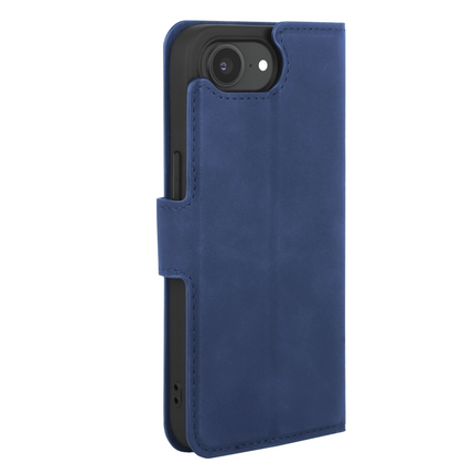 PrimeWallet Case - iPhone 17e / 16e - PU leather Wallet Case - Blue