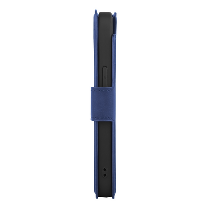 PrimeWallet Case - iPhone 17e / 16e - PU leather Wallet Case - Blue