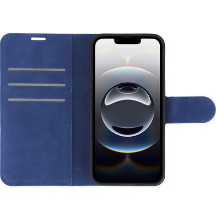 PrimeWallet Case - iPhone 17e / 16e - PU leather Wallet Case - Blue