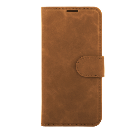 PrimeWallet Case - iPhone 17e / 16e - PU leather Wallet Case - Brown