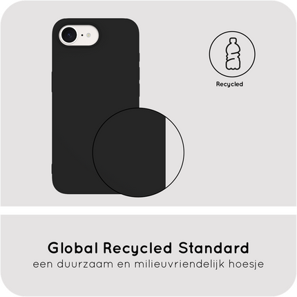 Zero% Case - iPhone 17e / 16e - Soft TPU Back Cover (GRS Recycled) - Black