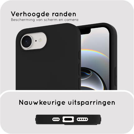 Zero% Case - iPhone 17e / 16e - Soft TPU Back Cover (GRS Recycled) - Black