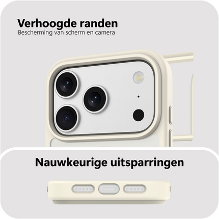 ArmorElite Case - iPhone 18 Pro / 17 Pro - Military Grade Back Cover - (compatible with MagSafe) - Ivory