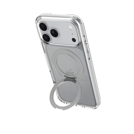ArmorElite Case - iPhone 18 Pro / 17 Pro - Military Grade Back Cover - Stand Functon - (compatible with MagSafe) - Clear