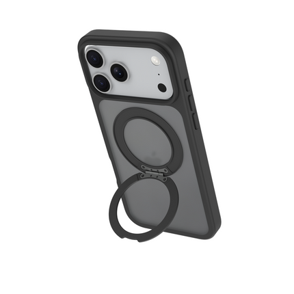 ArmorElite Case - iPhone 18 Pro / 17 Pro - Military Grade Back Cover - Stand Functon - (compatible with MagSafe) - Black