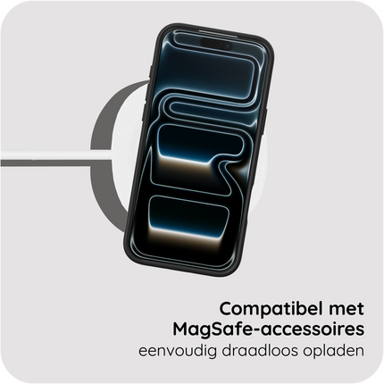 ArmorElite Case - iPhone 18 Pro / 17 Pro - Military Grade Back Cover - Stand Functon - (compatible with MagSafe) - Black