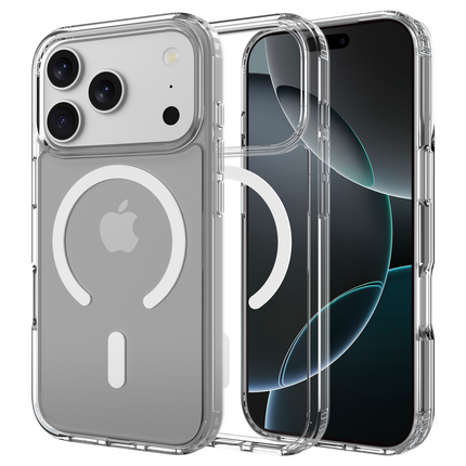 ArmorElite Case - iPhone 18 Pro / 17 Pro - Military Grade Back Cover - (compatible with MagSafe) - Clear
