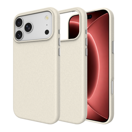 ArmorGrip Case - iPhone 18 Pro / 17 Pro - Grainy Back Cover - (compatible with MagSafe) - Ivory