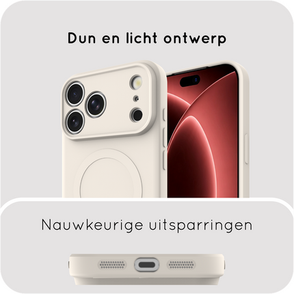 Flex Case - iPhone 18 Pro / 17 Pro - TPU Back Cover - (compatible with MagSafe) - Ivory